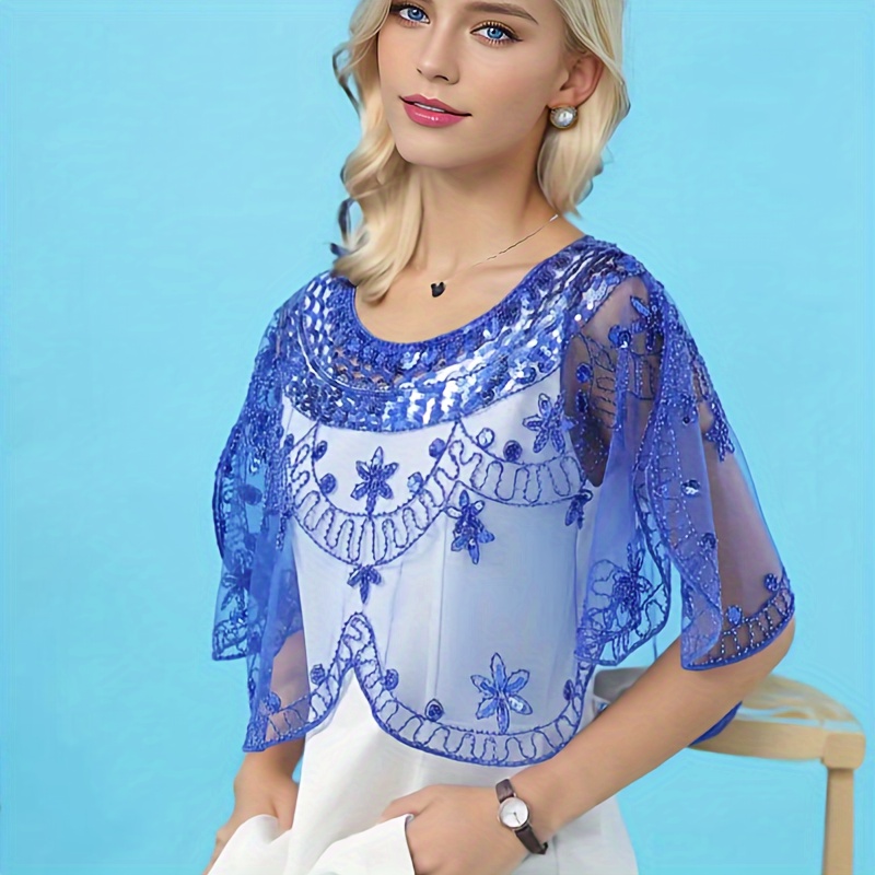 TEMU Women's Dresses Thin Wedding Dress Accessories Shoulder Wrap Pullover Gauze Shawl with womens dresses thin wedding dress accessories shoulder wrap - Temu