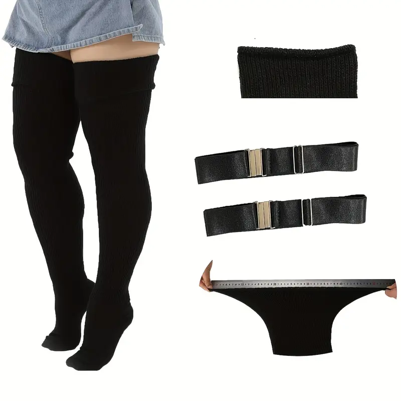 womens thigh high leggings garter belt warm thick ribbed - Temu Mauritius womens thigh high leggings garter belt warm thick ribbed - Temu Mauritius