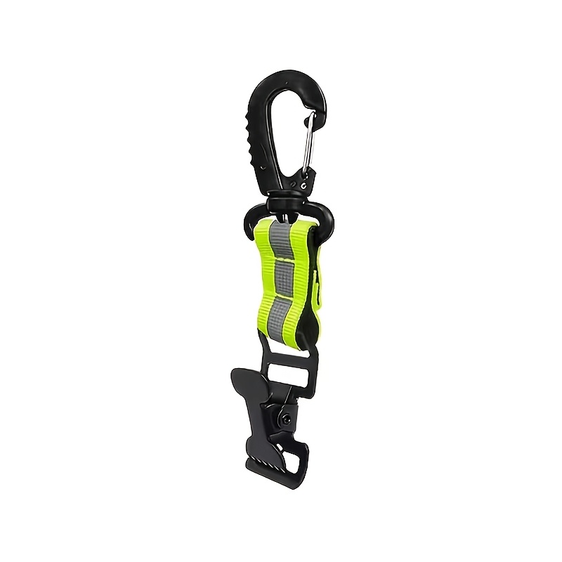 TEMU 1 pz Cinghia di supporto a clip per da con nastro in nylon riflettente, cinghia di fissaggio per da con fibbia in nastro di nylon