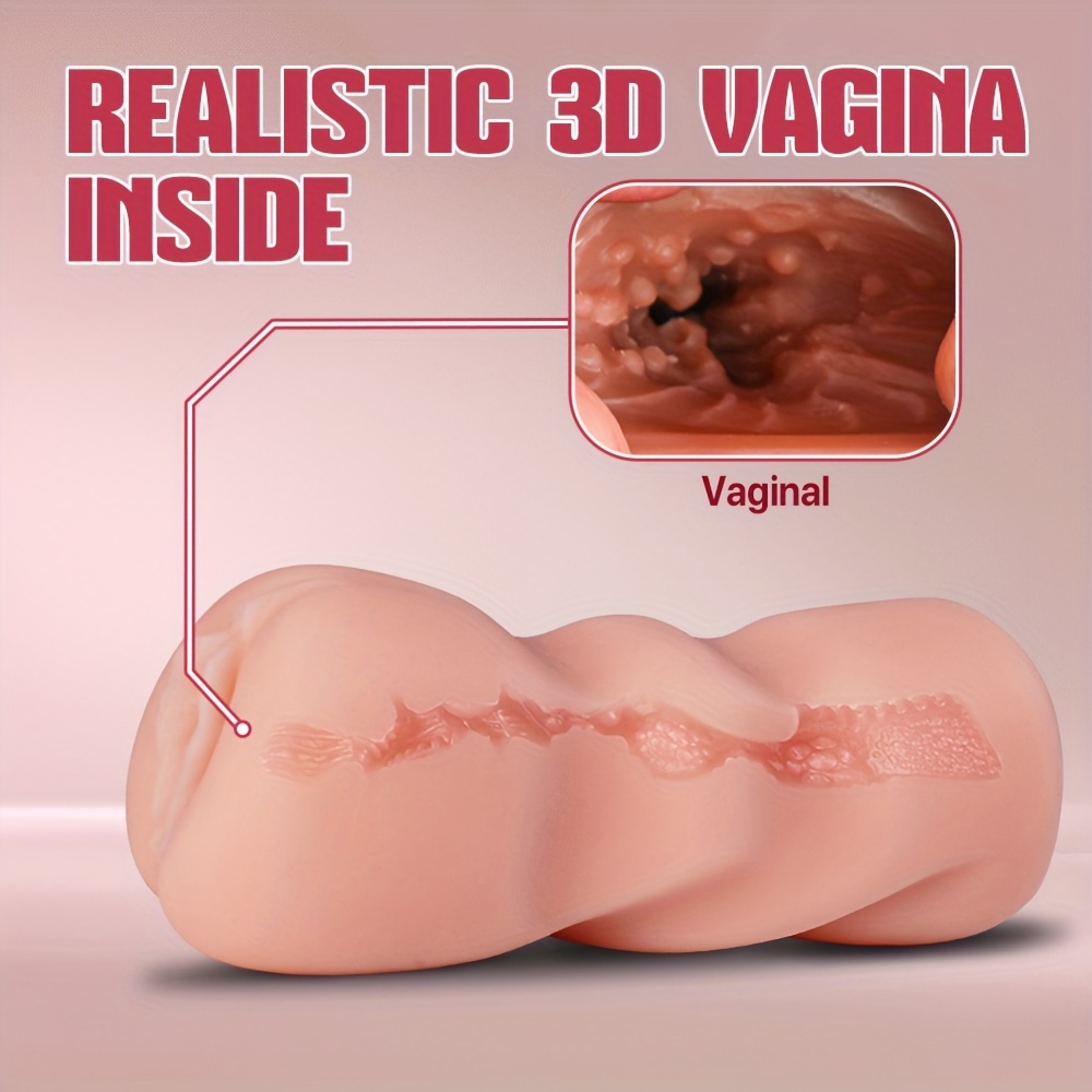 1pc Sex Doll Male Masturbator Lifelike Pocket Pussy Male Masturbator Sex Toys For Men With 3D Realistic Vagina And Tight Anal Sex Stroker, Portable Flesh Light Sex Doll Adult Male Sex Toys For Mens Sex Pleasure