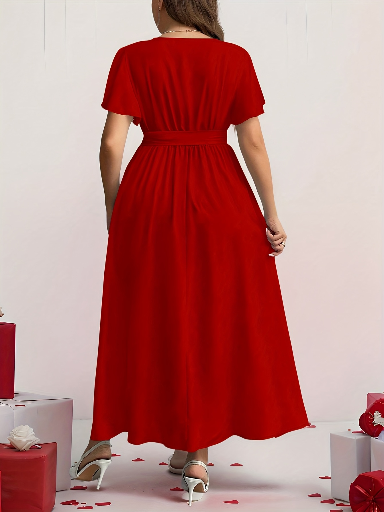 velvet loose mini dress Love Spell Velvet Mini Dress
