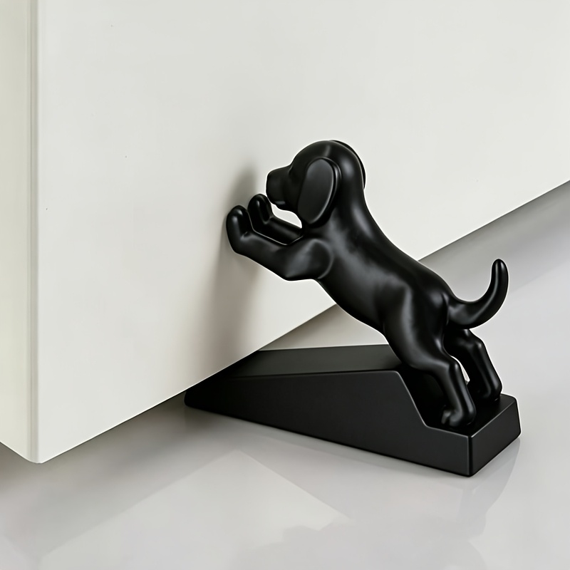 item picture cute puppy   thickened anti collision noise reducing non slip dog shaped door wedge for home bedroom office floor standing door holder housewarming decoration gift