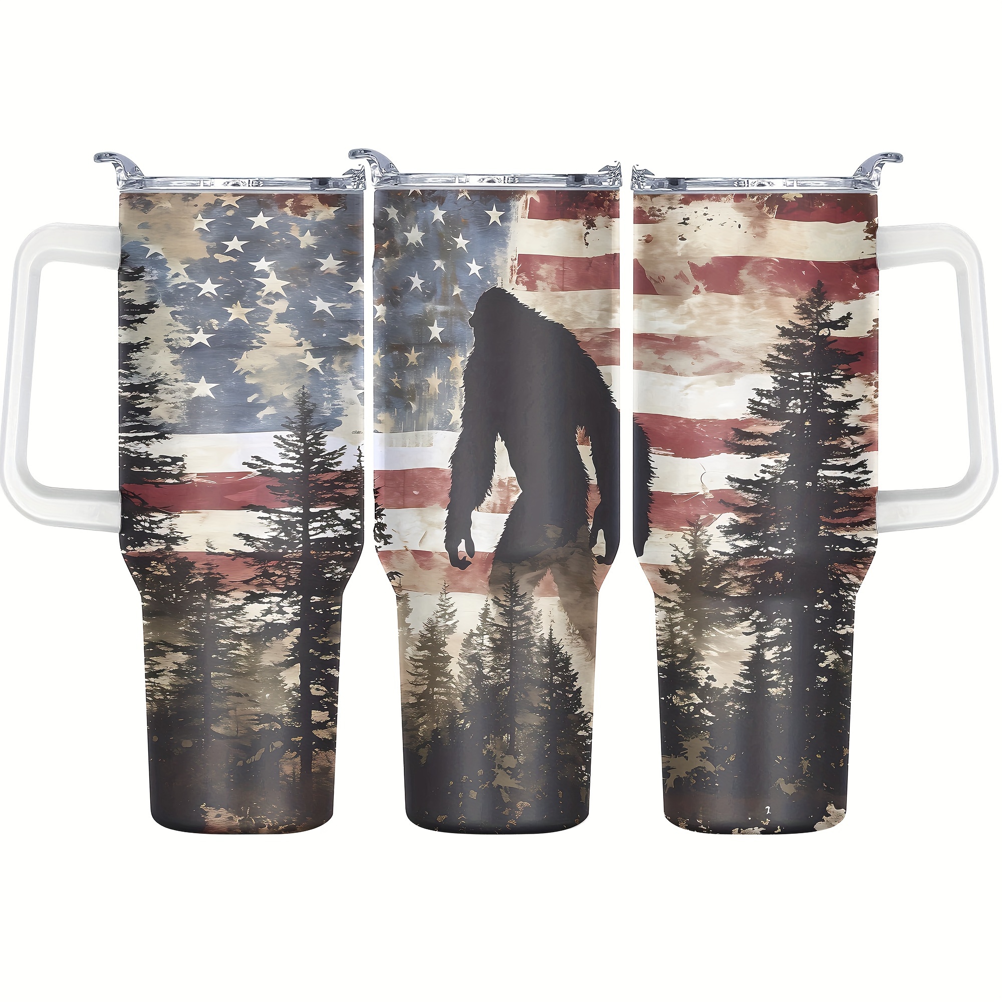 TEMU 1pc 40oz & Savage-themed Stainless Steel Tumbler With Lid - Durable, Insulated, Break-resistant Water Bottle For Beverages - Ideal For , Travel, And Halloween Gifts