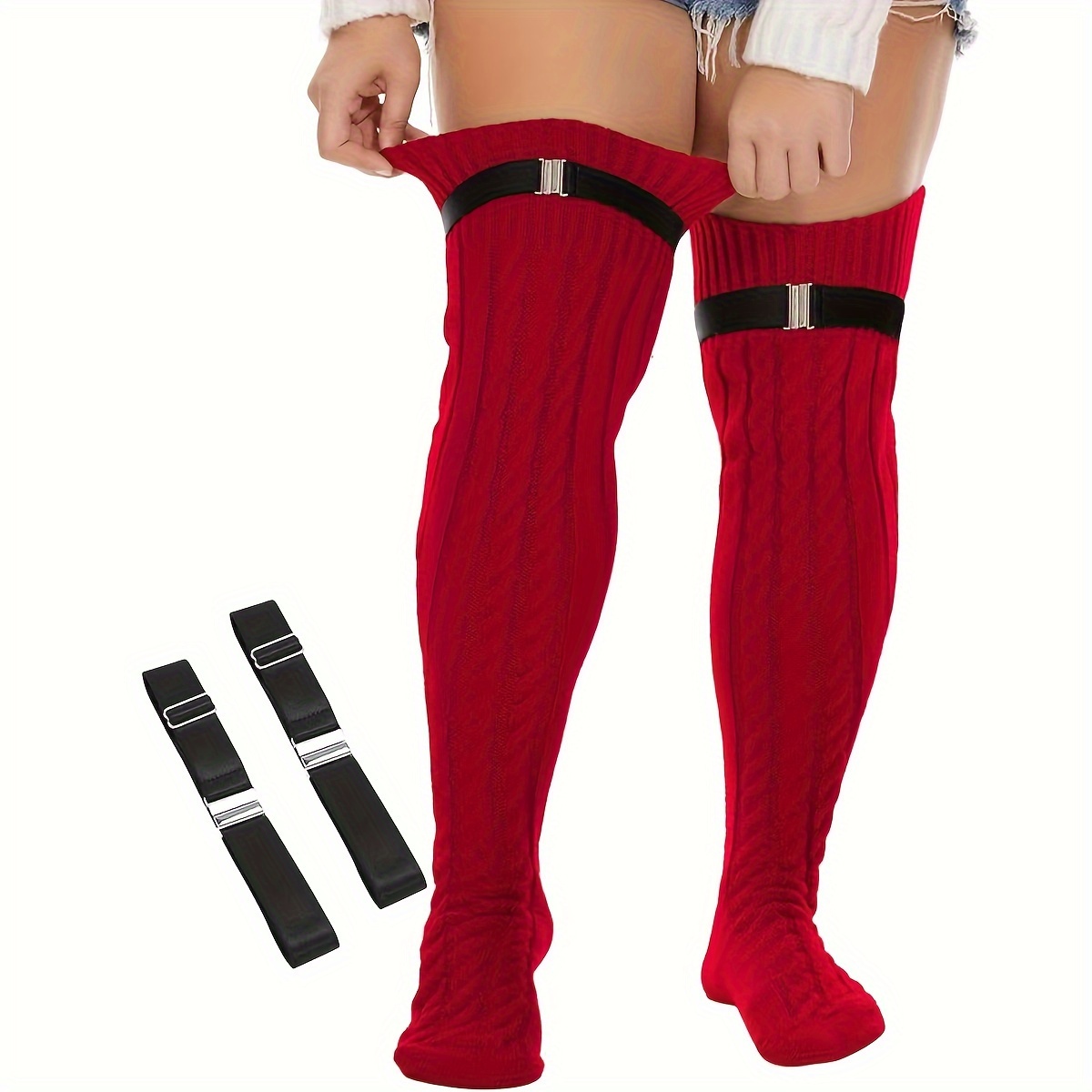 1pair womens thigh compression bands plus size easy