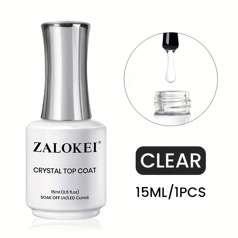 Image of 15ml/0.5oz Gel - Long-lasting, Scratch Resistant, High-gloss Shine Finish, Easy To Apply, Stain Resistant, Soak-off Led Cured For Nail Art Manicure Salon Diy Home