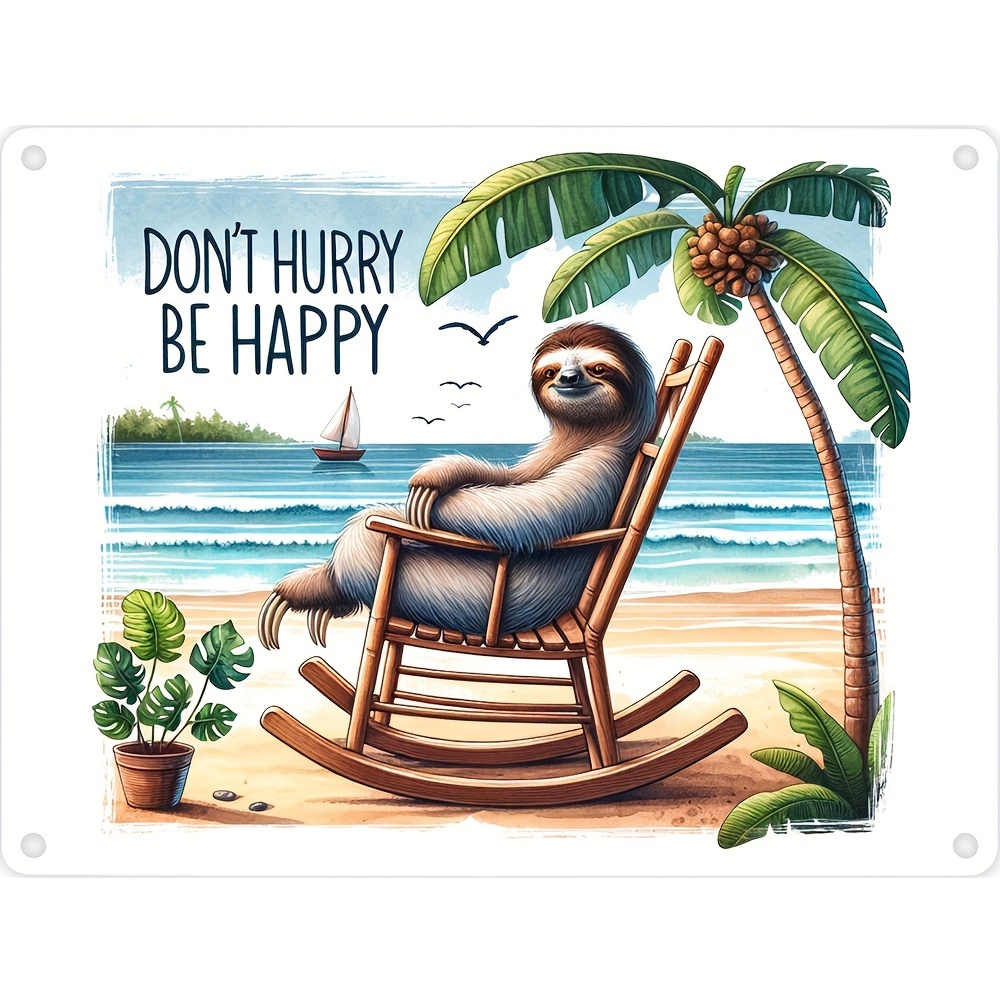 Chic Retro German inspired Aluminum Sign 'cold Worry' Temu