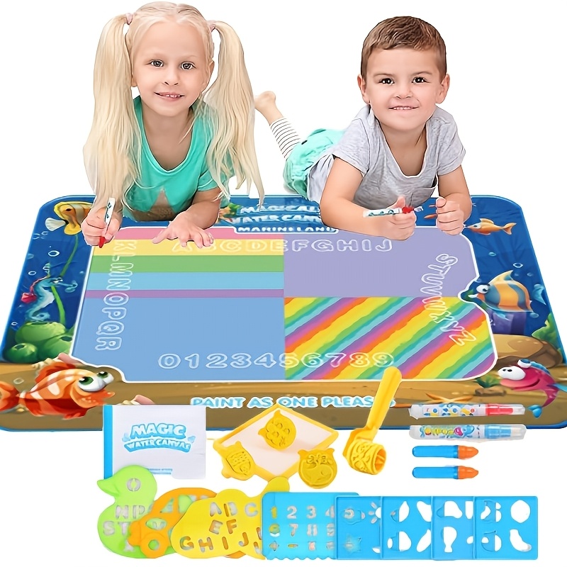 Magic Doodle Mat Set - Reusable Water Drawing Pad