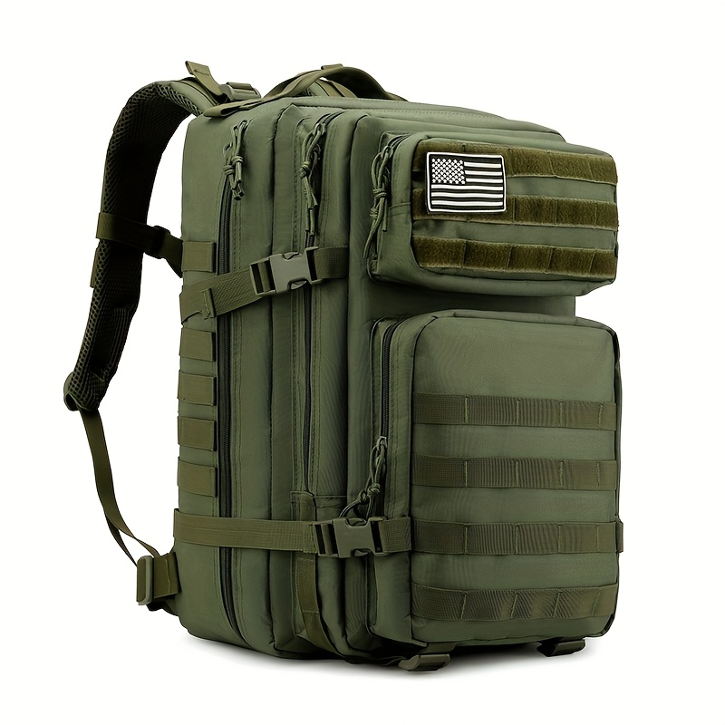 *'s Backpack 45L Large Capacity Travel Backpack for * - Durable Nylon  Construction * Pack,Bag, Fits 17 Laptop, DIY Molle System,, Hand Washable,  Ideal for Travel, Work, Camping, Hiking, Sports
