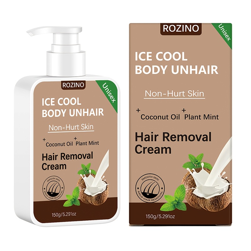 Image of Use For, Sustain Smooth 6 Months, Instant Hair Removal, 150g Coconut, Non Irritating To The Skin, Smooth And Semi Permanent Hair Removal, Used For Hair Removal On Lips Armpits Legs And Private Parts