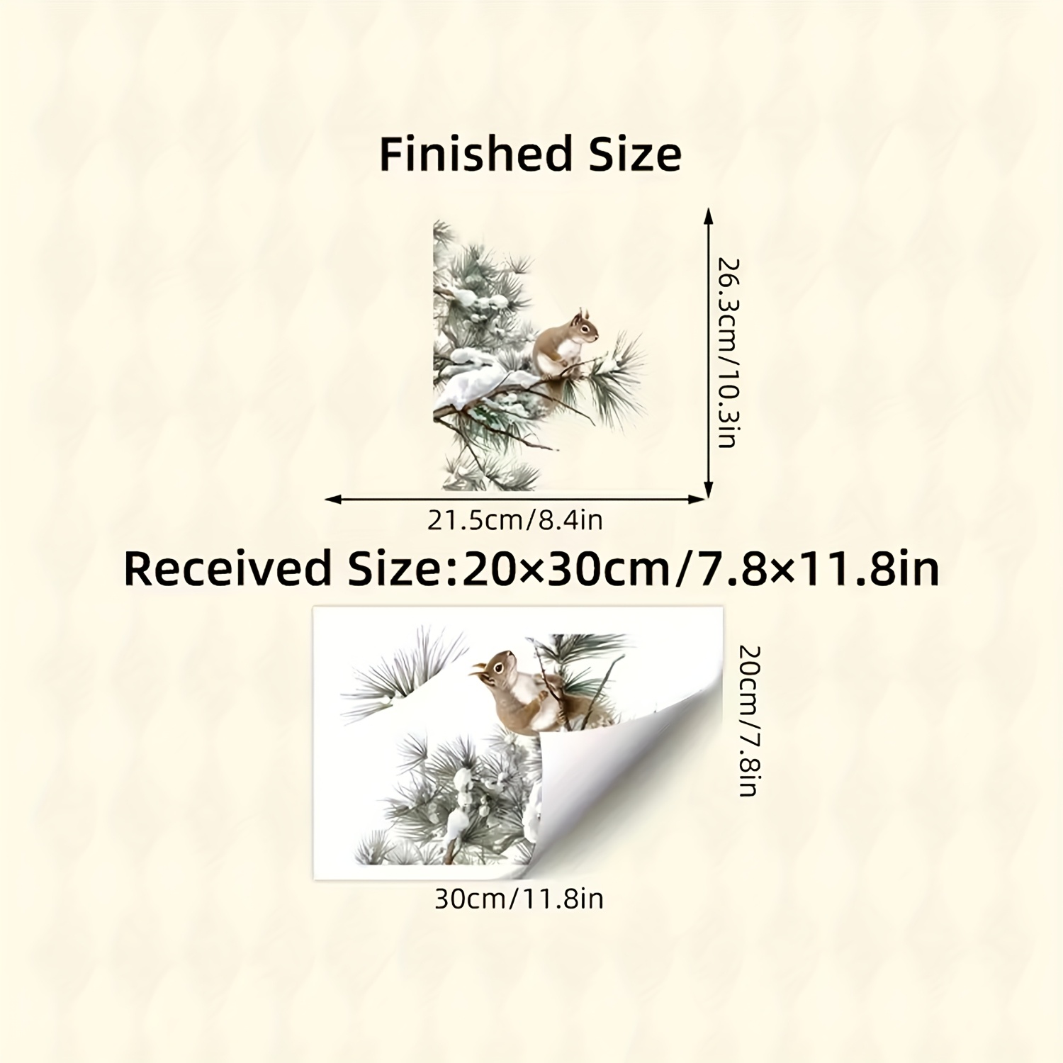 Image of 1pc Cute Squirrel Window Cling With Cedar Branch, Removable Static Cling Sticker, Perfect For Winter Decor, Forest Animal Themed Christmas Scene, Suitable For Glass Windows And Bedroom Art