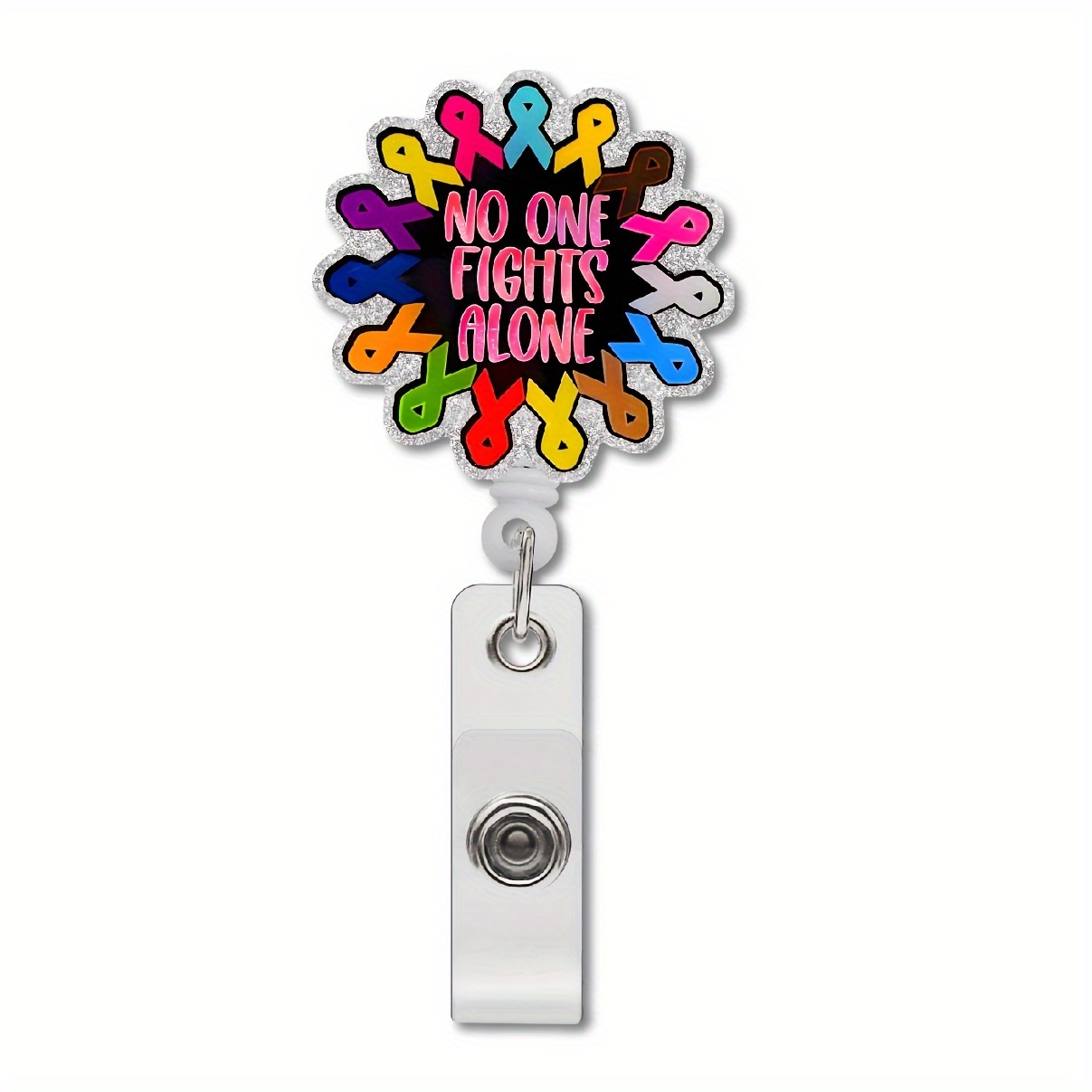 

Inspirational Acrylic Badge Reel - Retractable Id Holder For Nurses & Office Staff, Nurse Accessories For Work