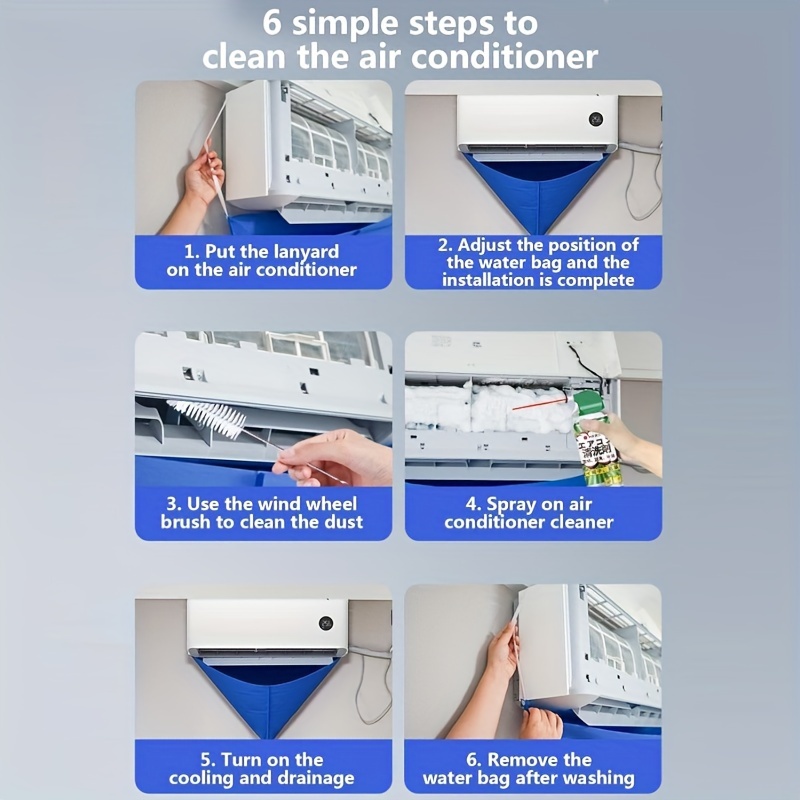Complete Air Conditioner Cleaning Kit Wall mounted Units Temu