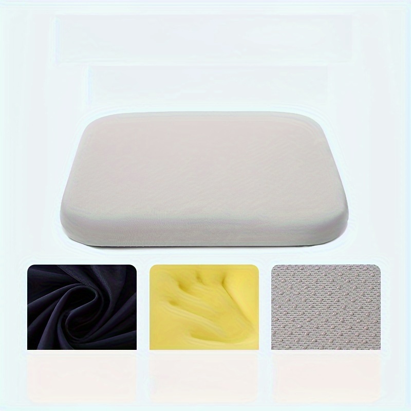 

Ergonomic Memory Foam Seat Cushion For Office, Home, And Dining Chairs - Polyurethane, Spot-clean, Comfortable Long-term Sitting Support Pad