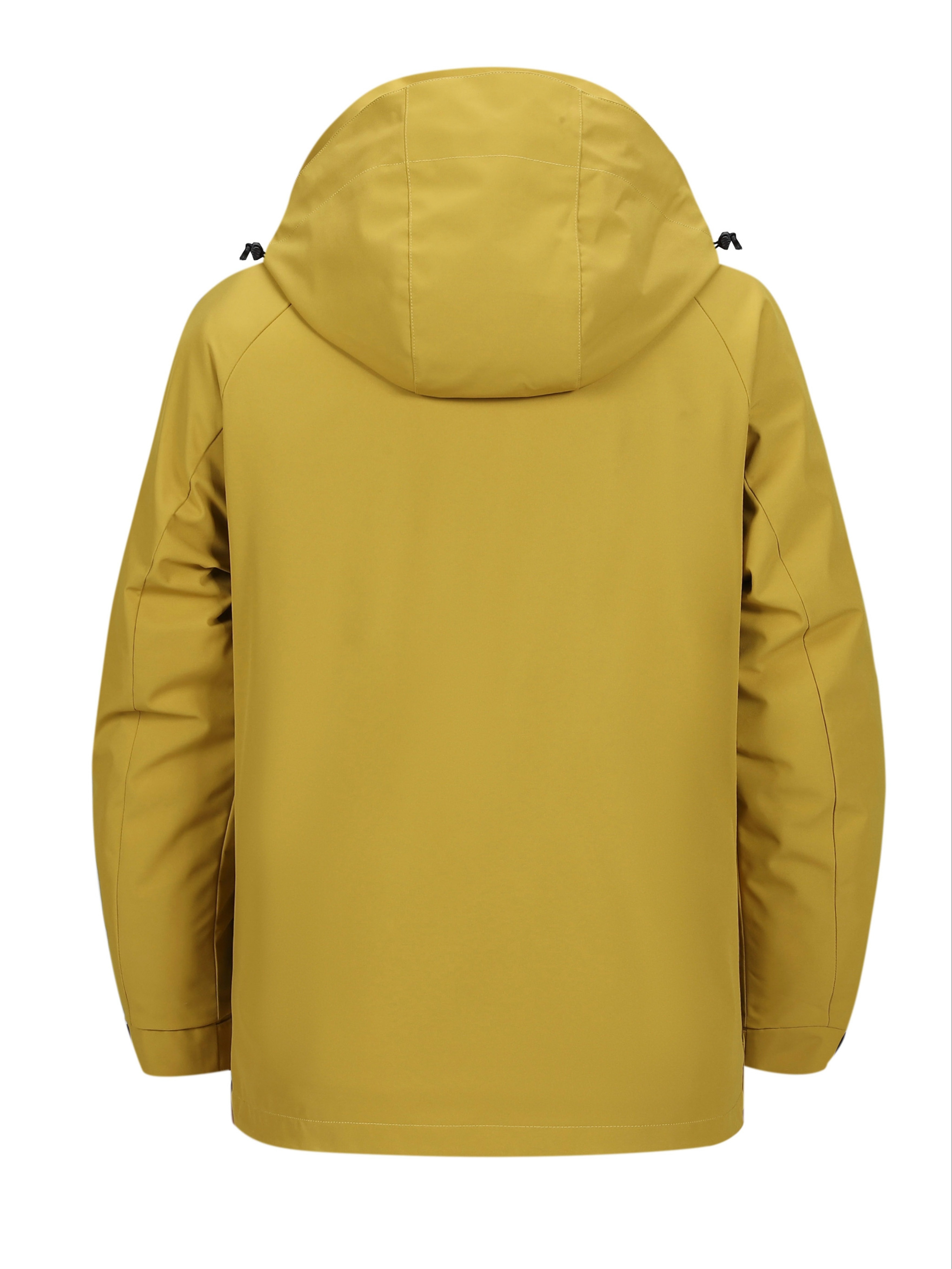 Chubasquero Amarillo Chubasquero Elegante Hombre Chaqueta