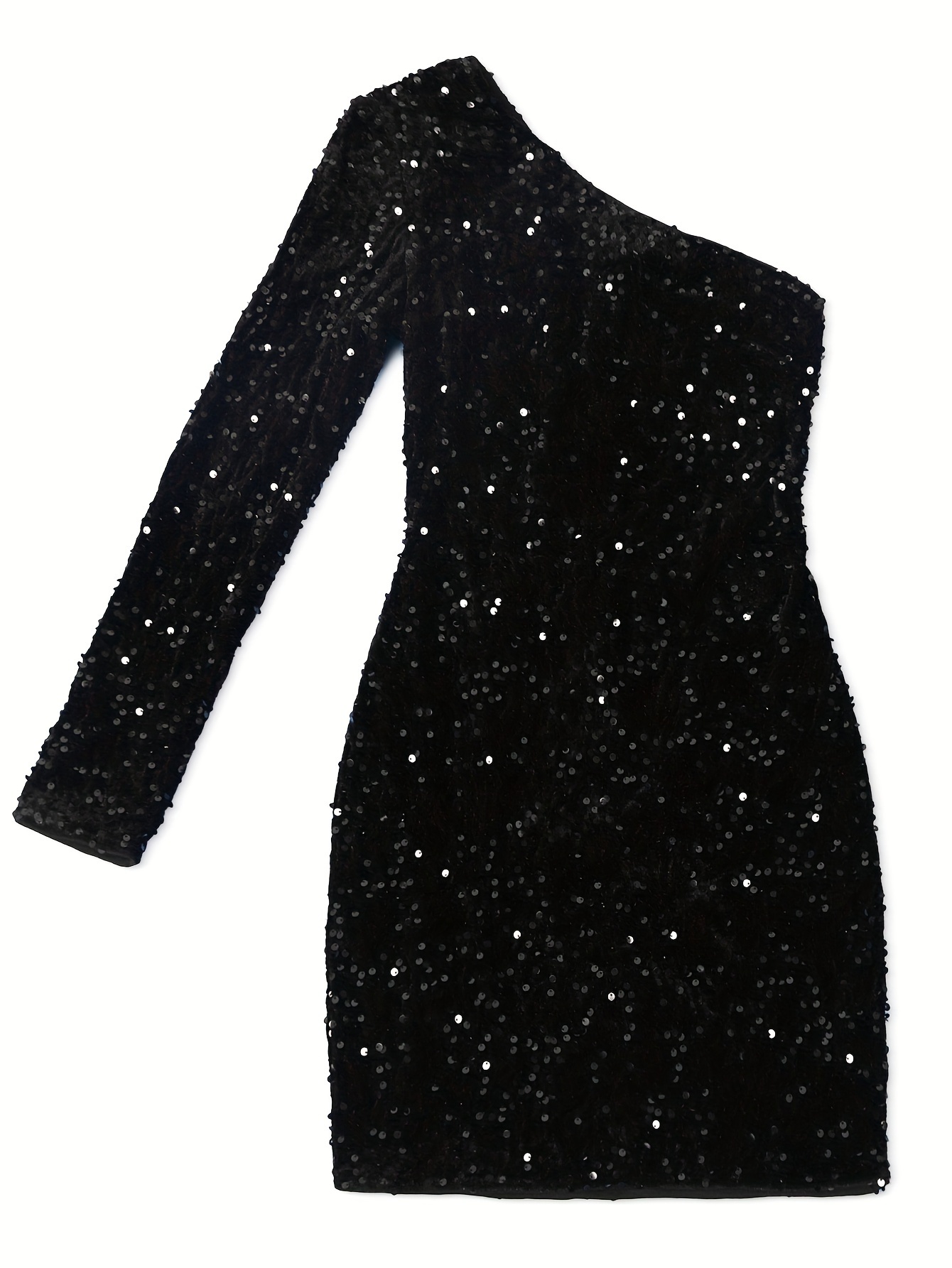 golden globe dresses Talulla Formal One-Shoulder Sequin Mini Dress main image 1