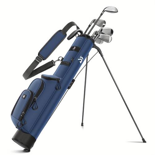 golf additions golf club bag golf stand bag lightweight 3 hole golf bag capacity for 6 7pcs clubs dividers insulated pouch shoulder strap and multiple storage pockets unisex
