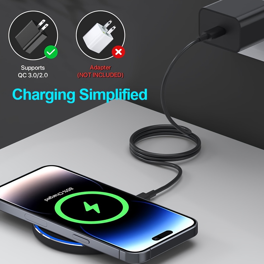 cargador inalámbrico soporte carga inalámbrica for Temu Colombia