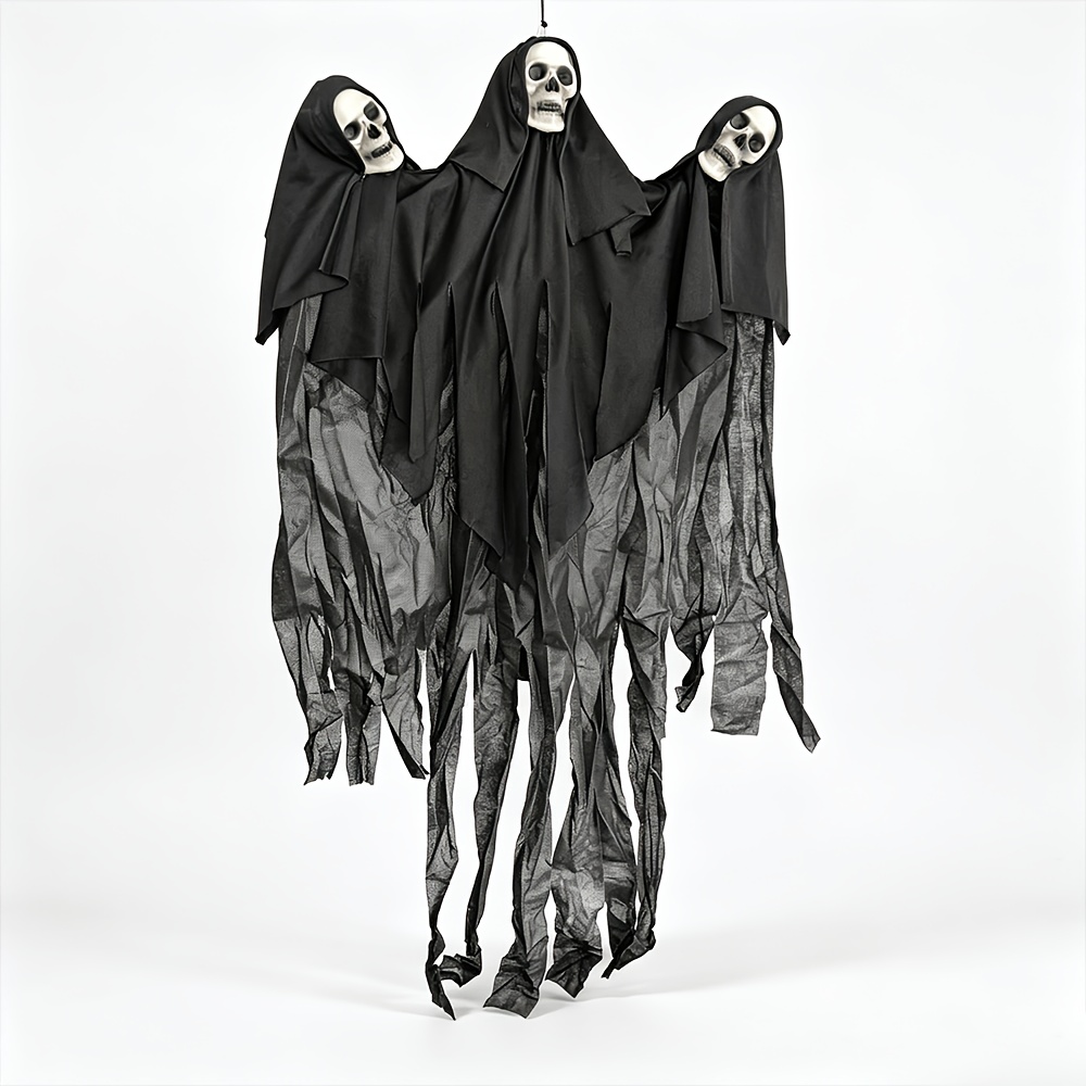 Image of Halloween Horror Three-headed Hanging Demon, Holiday Pendant, Hanging Decoration