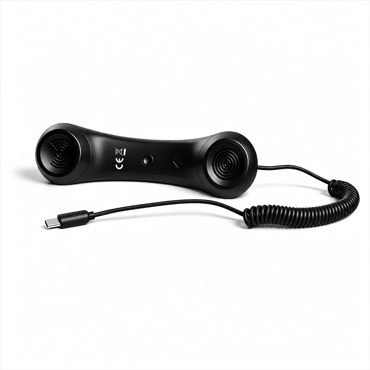 TEMU Auriculares Retro con Cable Tipo-C, Diseño de de Línea Fija, Estilo Retro con Micrófono - Jack Tipo-C, Sin Adaptador, Sin , Control de Volumen,