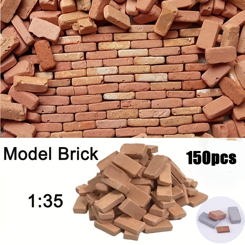 

150pcs Miniature Sand Table - Model Landscape Building Toys Simulation Bricks Portable