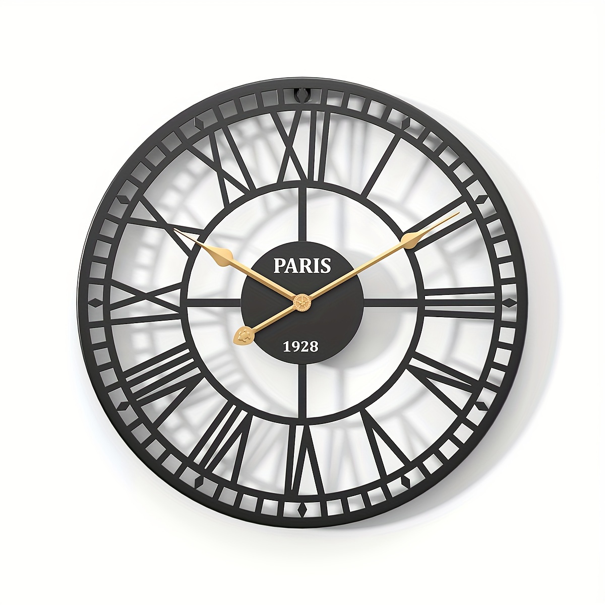 pieza reloj pared 16 estilo vintage parís diseño Temu Uruguay