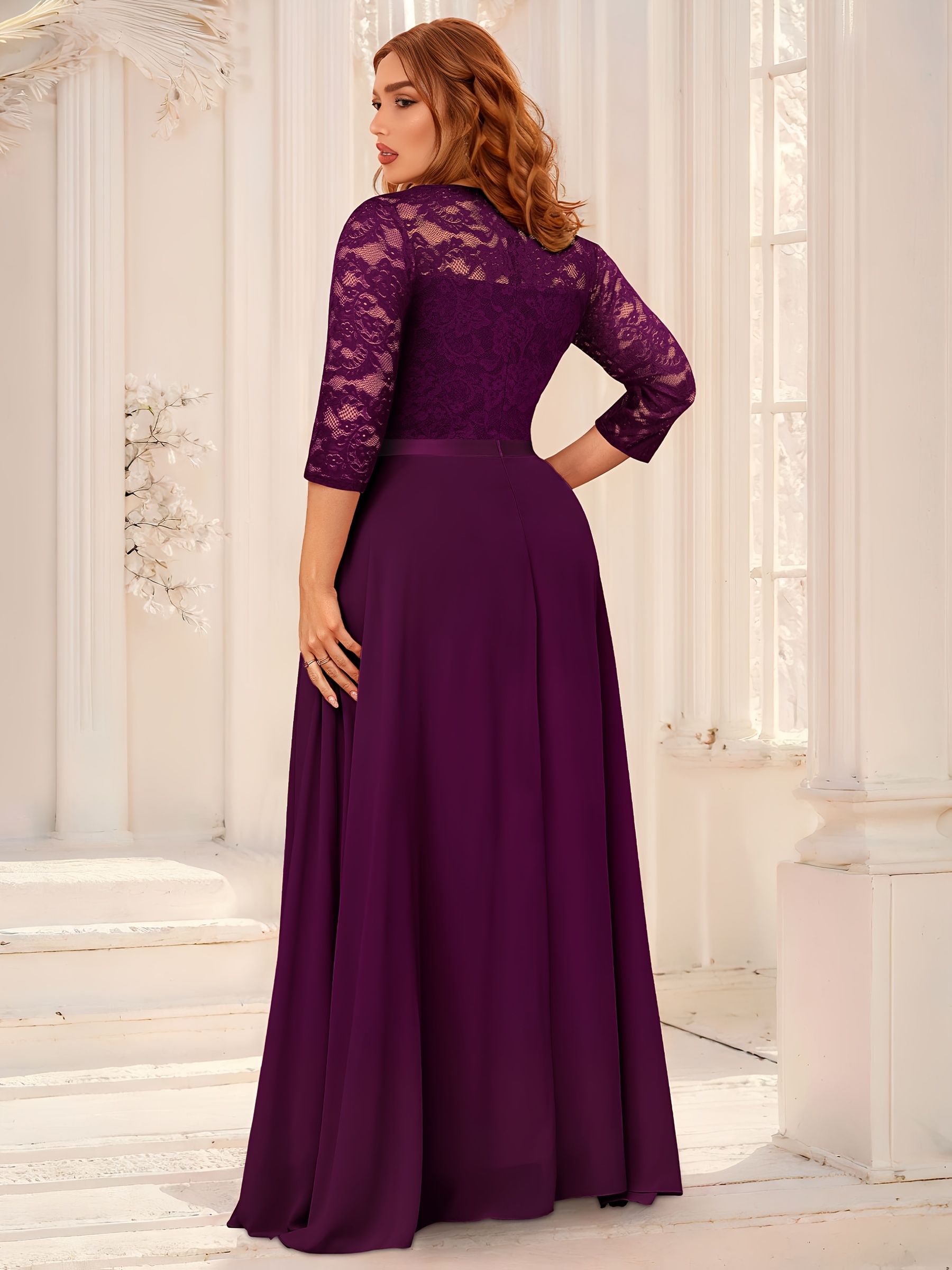 plus size plus size p6114 womens formal plus size bridesmaid - Temu