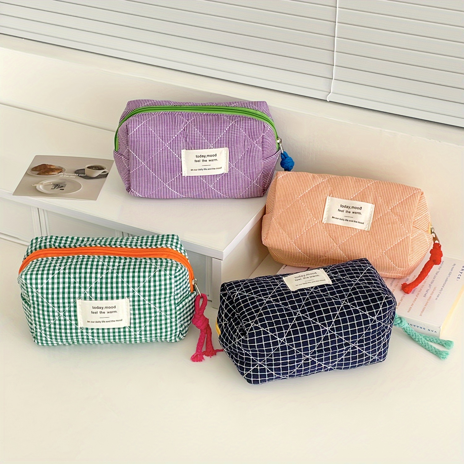 

1pc Cosmetic Bag, , , Portable Organizer , Thickened ,