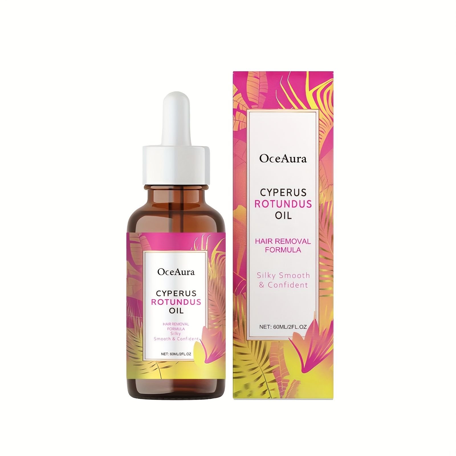 Image of 60ml Hair Removal Care Oil, Gently Cares For The Skin, Cleanses And Moisturizes For , With A Mild Formula Suitable For Skin Types