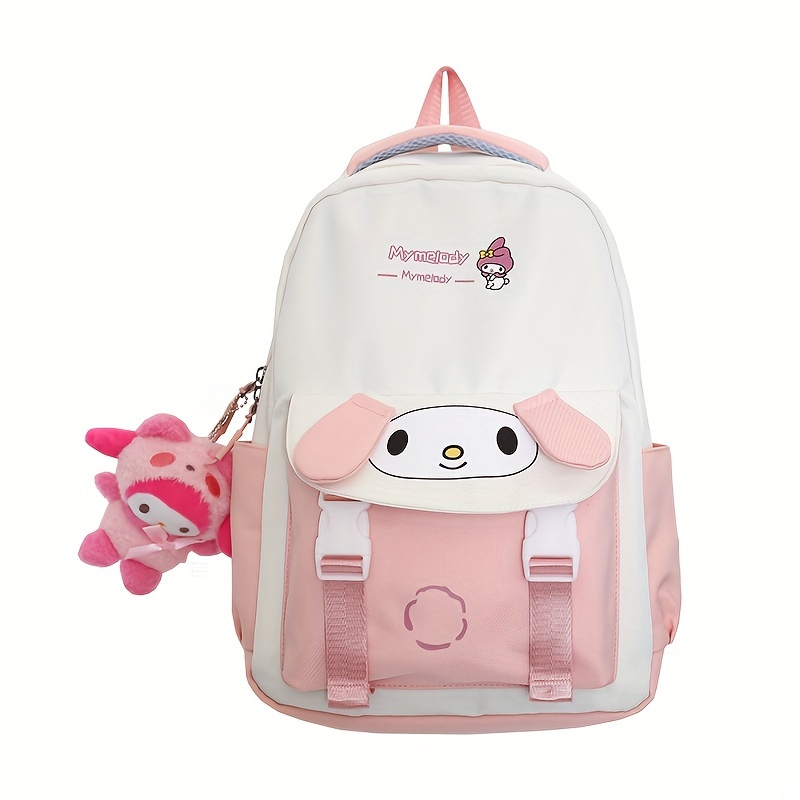 

Kuromi, My Melody Kawaii Women's Backpack Anime Cartoon Large Capacity, Backpack Add Some Cuteness To Your Day! Add A Cheerful Mood. This Backpack Has Enough Room For All Your Essentials.