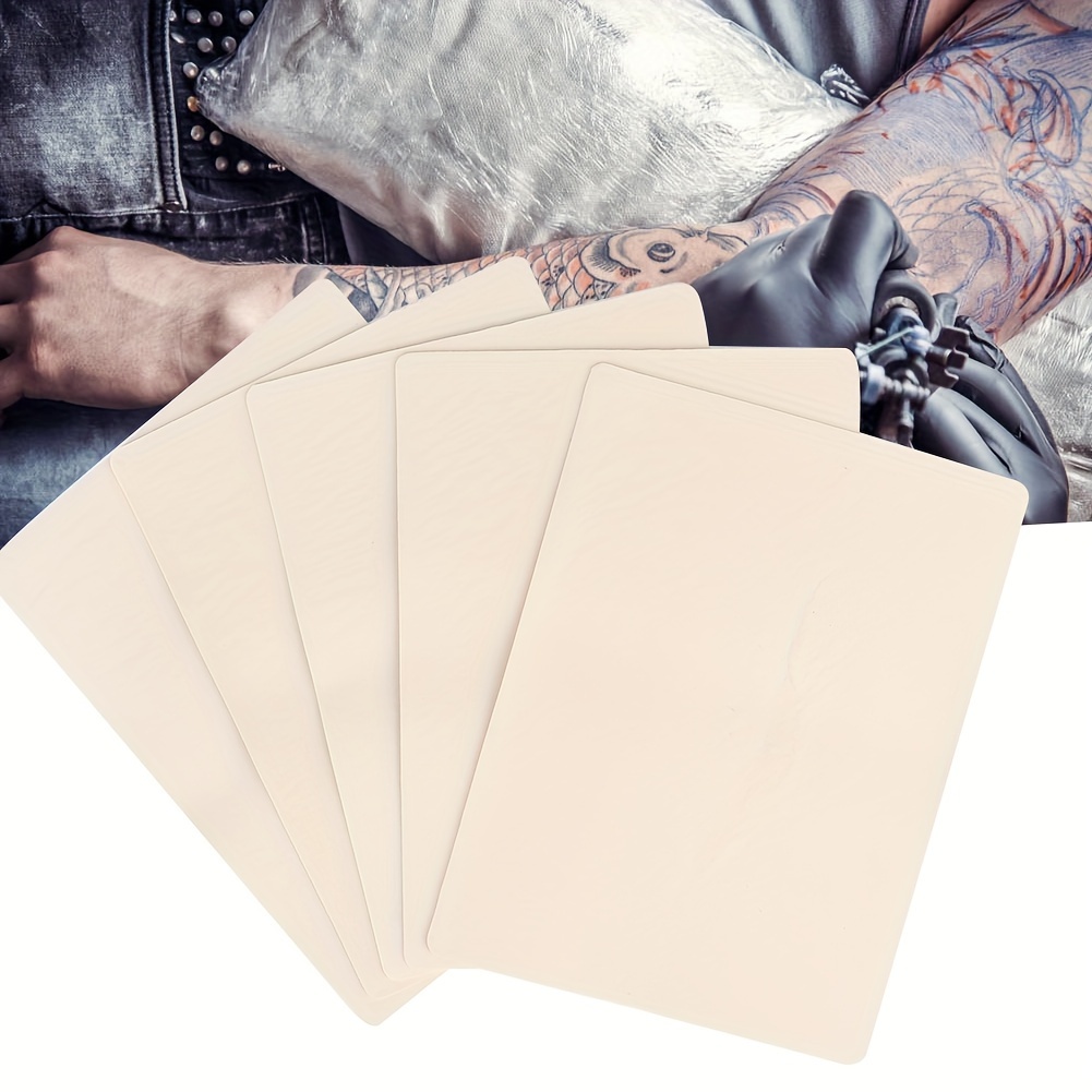 

5pcs Professional Blank Tattoo Skin Beginners Fake False Practice Skin