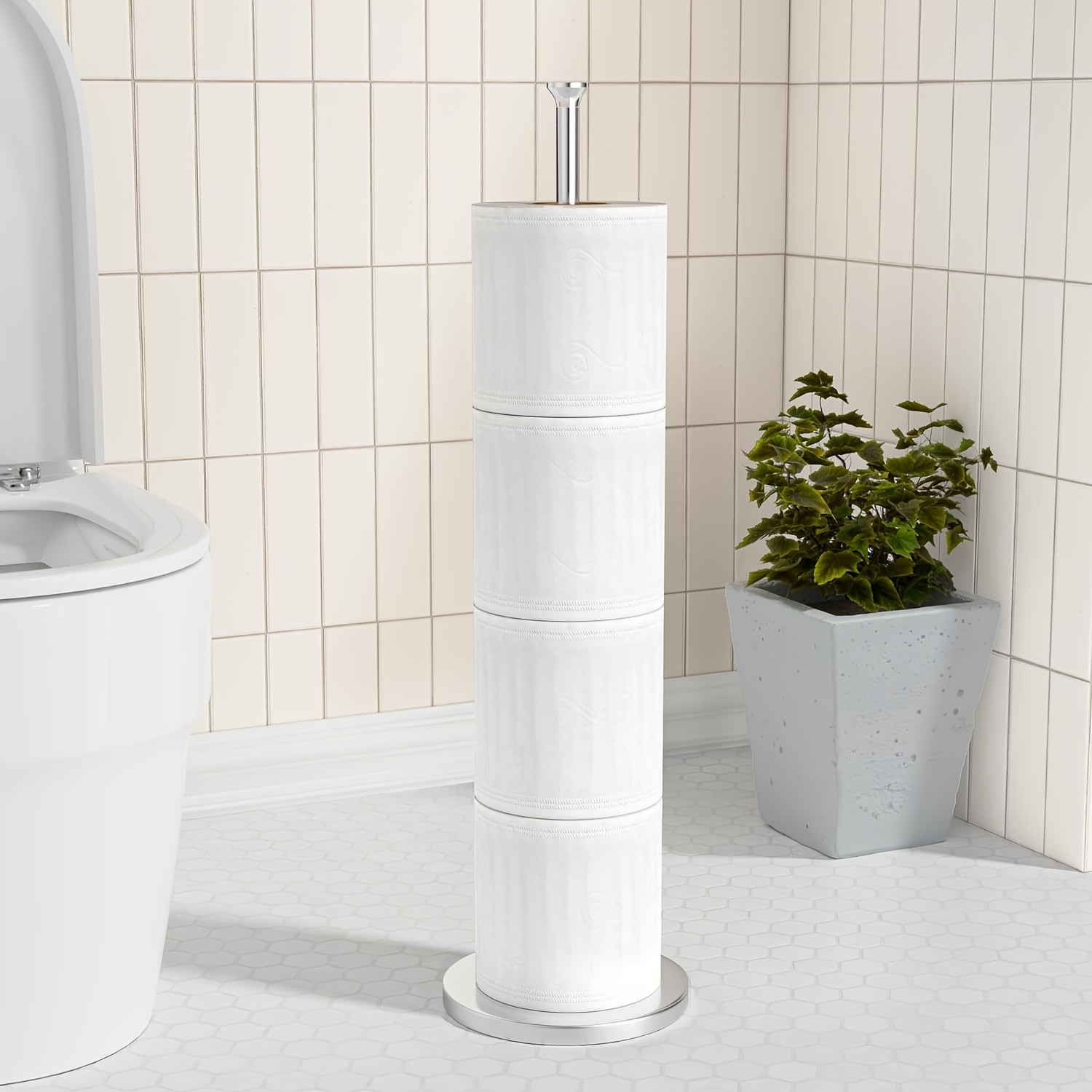 

Steel Function, Free-standing Rack For Bathroom And