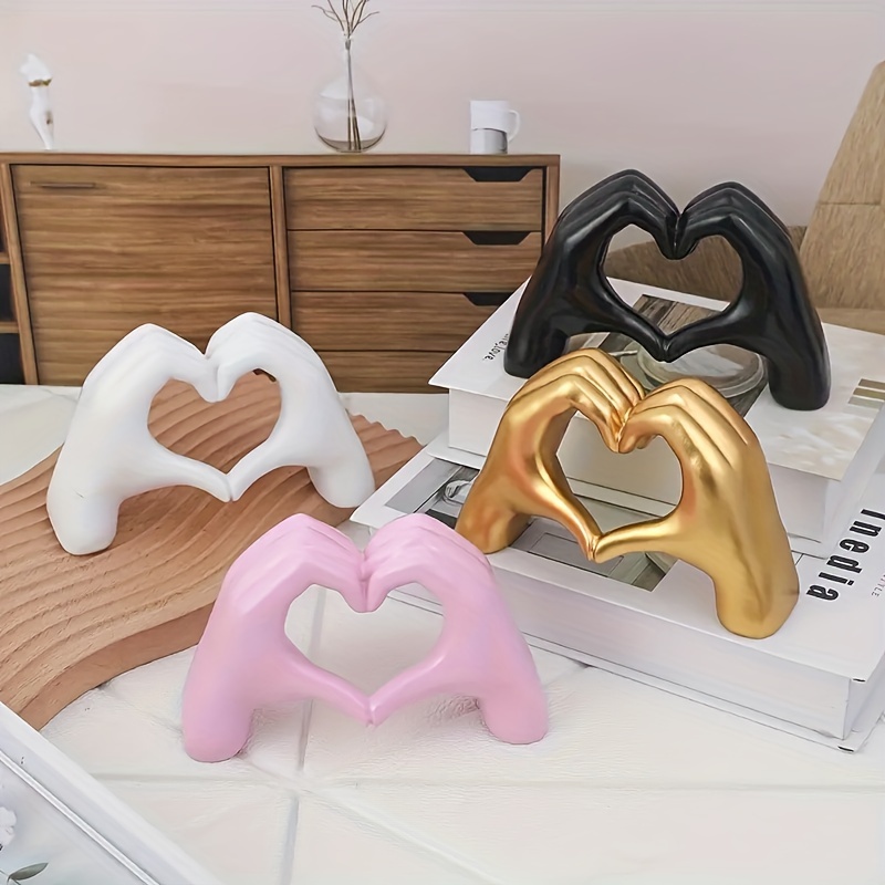 Skelett Herz-Hände Skulptur - Gruselige Deko Für Halloween & Gothic Einrichtung