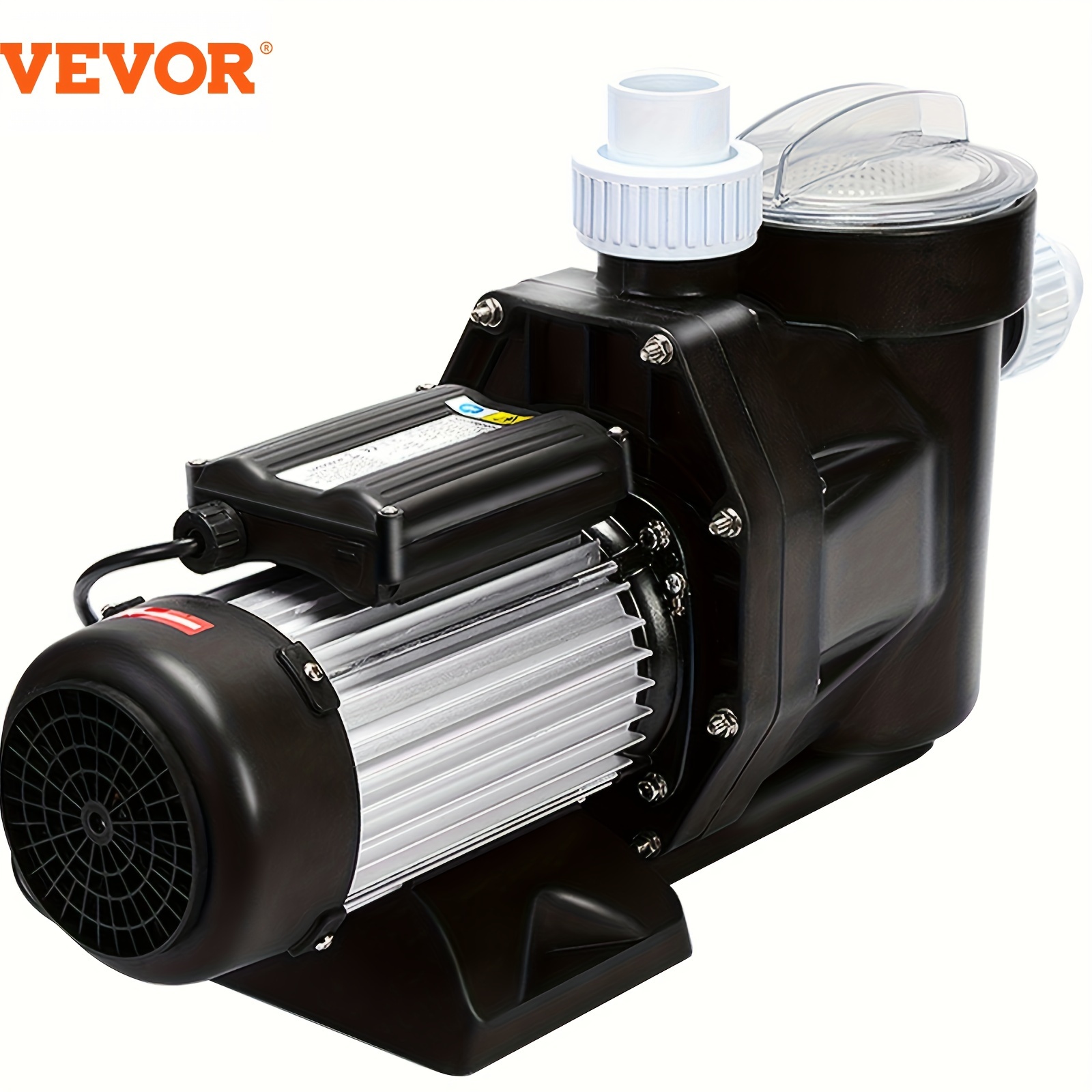 

Vevor 2.5hp Swimming Pool Pump Motor Lift 62ft In/above Ground Pool Pump