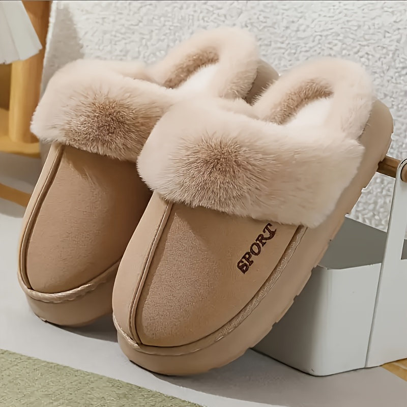 Unisex Winter Casual House Slippers, 4 Colors Available, Neutral Design for Vacation and Leisure Wear, Essential Autumn/Winter Footwear with Anti-Slip & Easy-to-Wear Features, Cozy Fit Socks Style Elegant Indoor Outdoor Couple Shoes