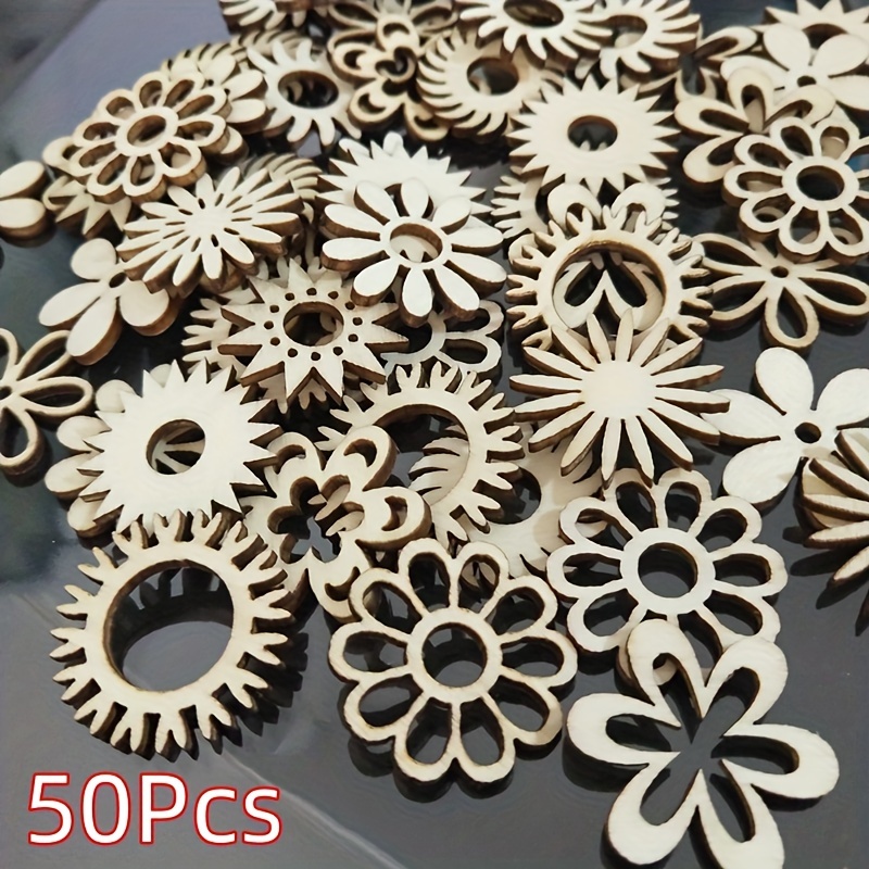 

50pcs Petites Fleurs en Étoiles à en 30mm