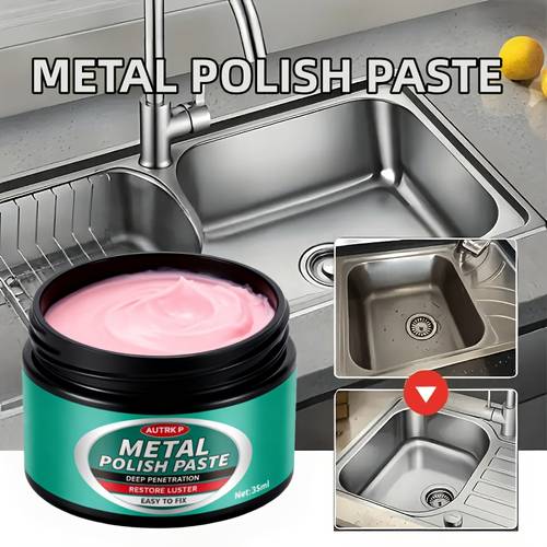 all in one stainless heavy duty lemon scented metal restorer suitable for cookware sinks no sufactants easy application long lasting for commercial diy use