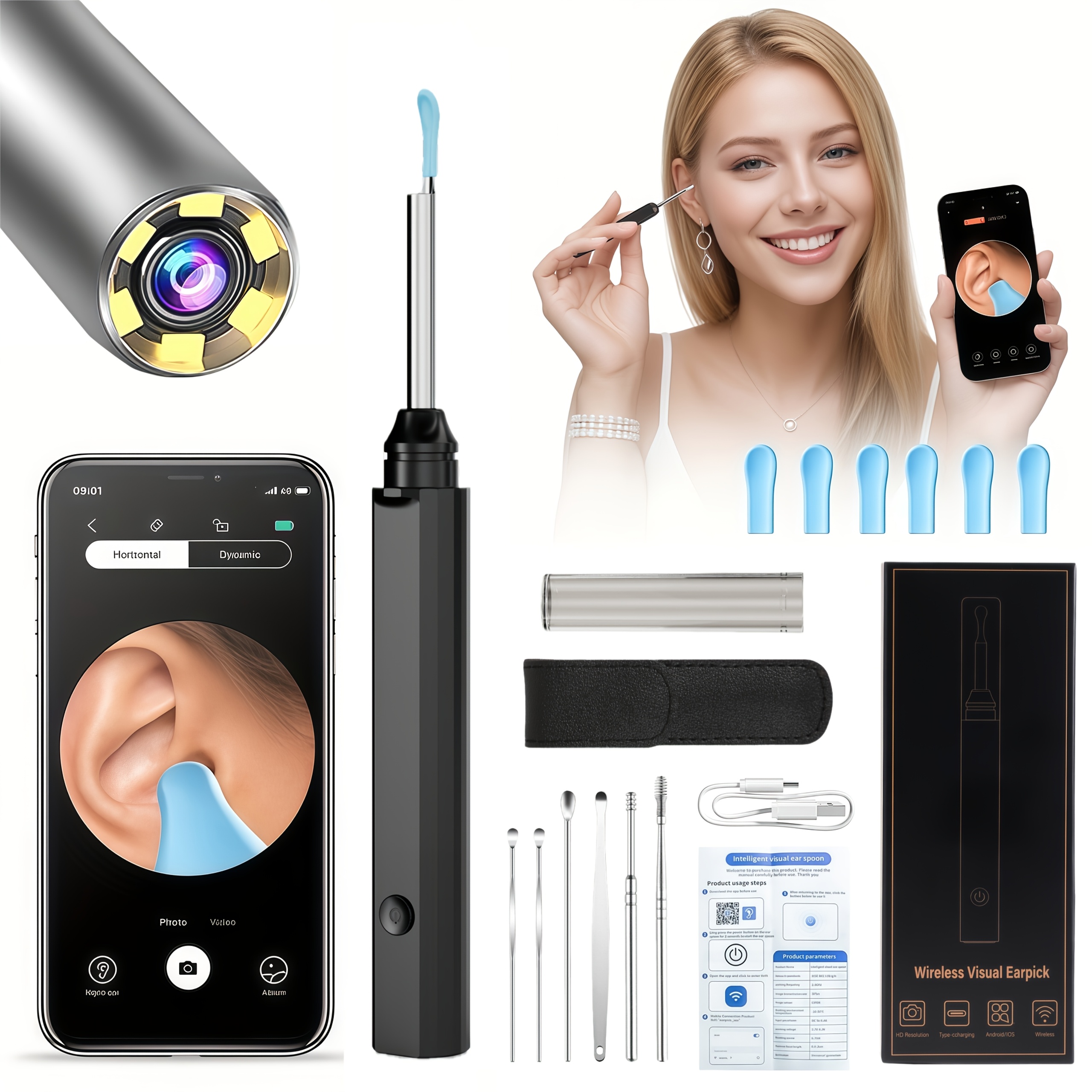 ear cleaner with camera sold on Temu United States