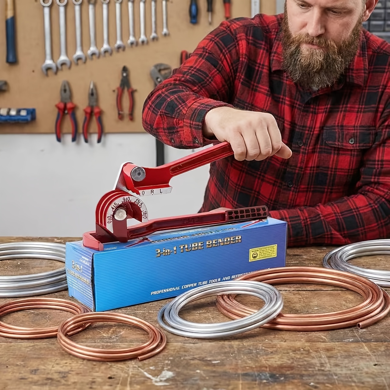 A Versatile Tube Bending Tool That Can Handle Sizes And Types Of Tubes, Suitable For Hvac, Refrigeration, And Automotive Repair