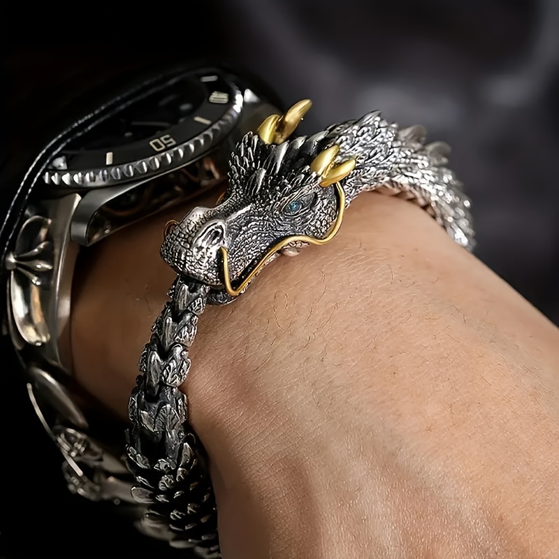 Mens on sale dragon bracelet