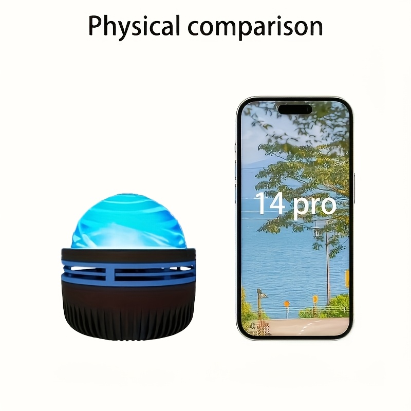 Proiector Rotativ Cer Înstelat Aurora Boreală, Proiector de Stele LED cu Telecomandă, Efecte de Iluminat Mobile, Cuplare USB, Proiector de Stele Galaxie cu 16 Culori de Lumină, pentru Decorațiuni de Nuntă, Petreceri de Sărbători, Decor Cameră Roz, Lumină de Tavan, Proiector pentru Home Theater