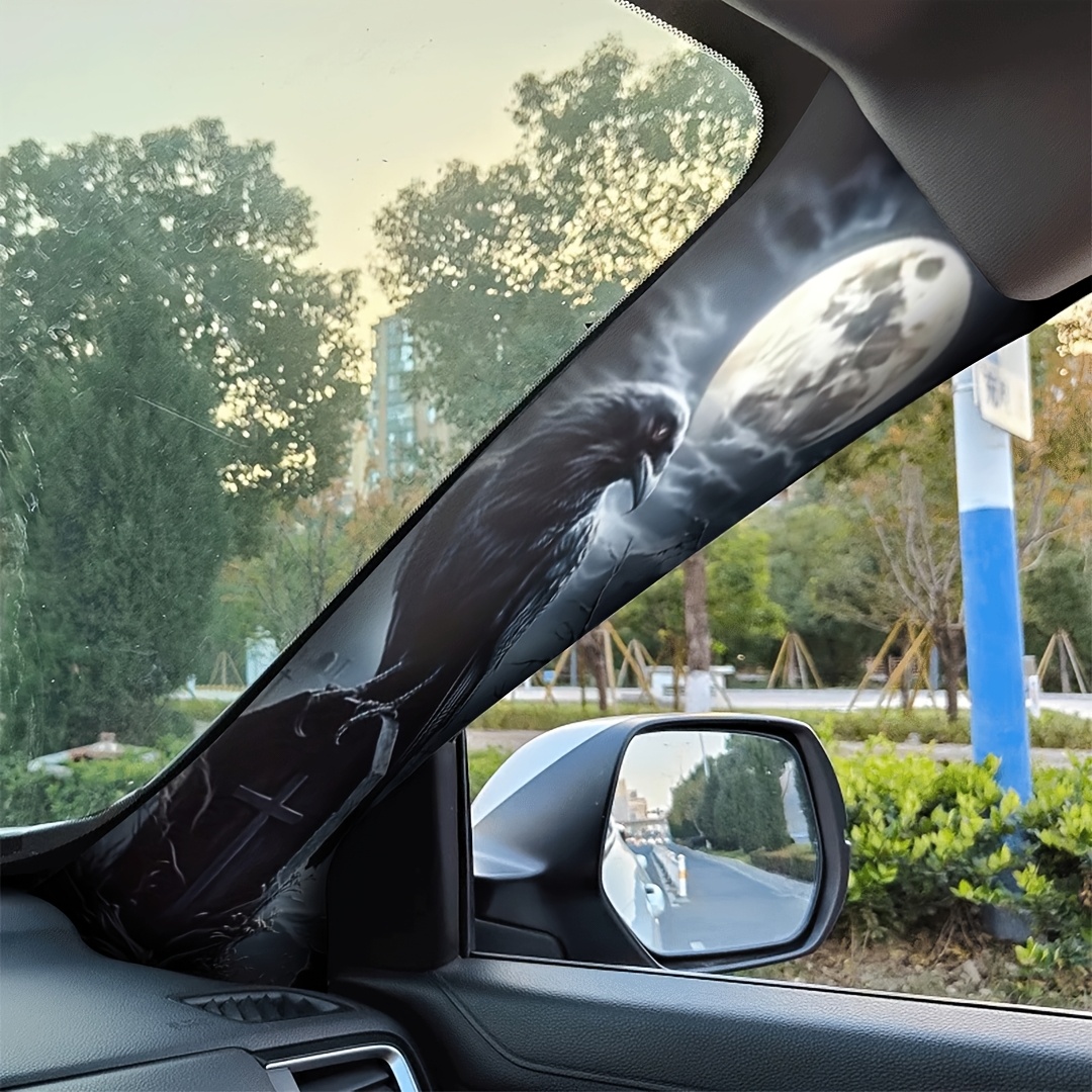 Car Decal Featuring An Anime-style Eagle And A Fantasy , Made From Waterproof And Scratch-resistant Pvc, Perfect For Your Interior And Exterior