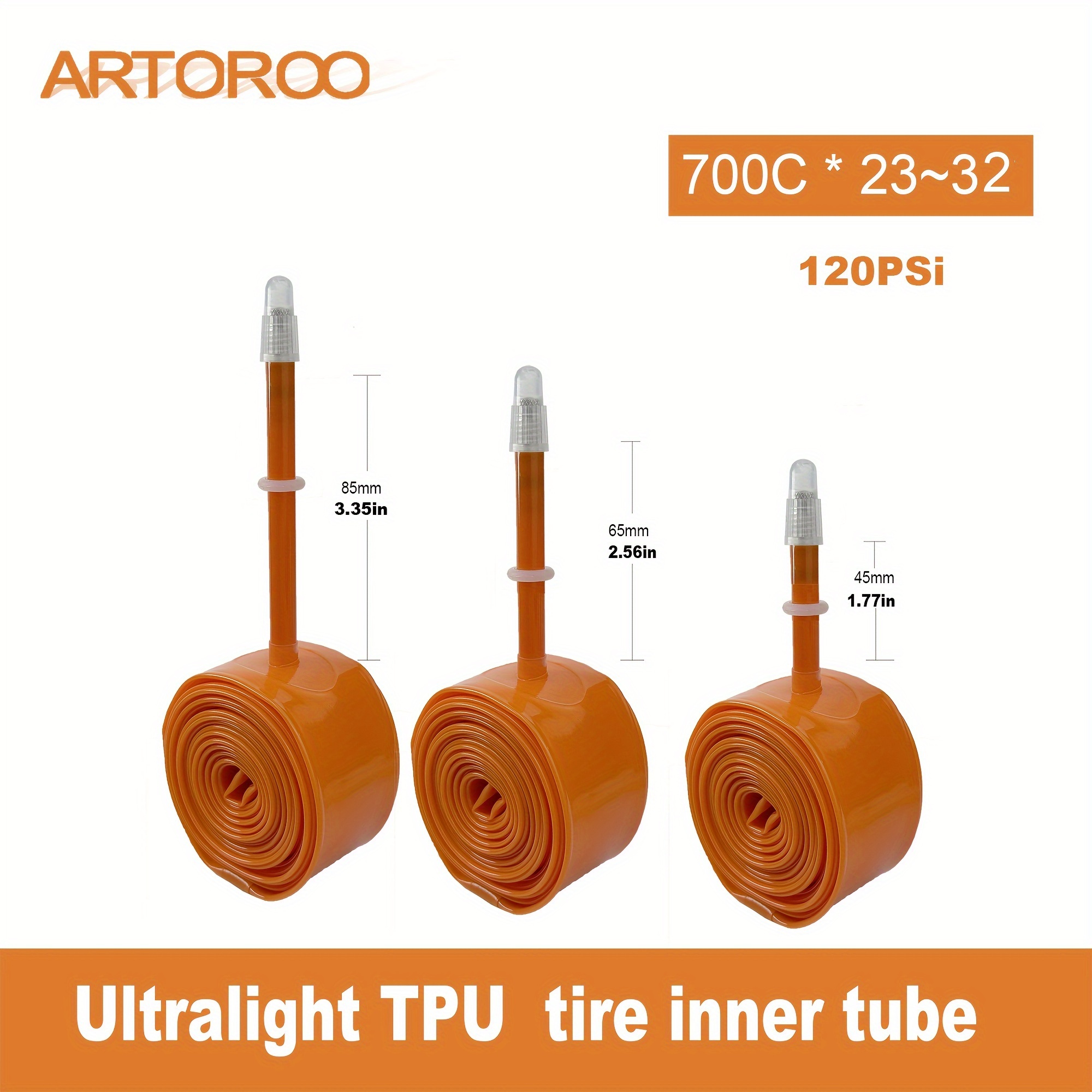 Biketube TPU Fahrradschlauch 27,5 Zoll – Ultra Leicht, 70% Leichter Als Butyl, Inkl. 2 Flicken & Reinigungstücher