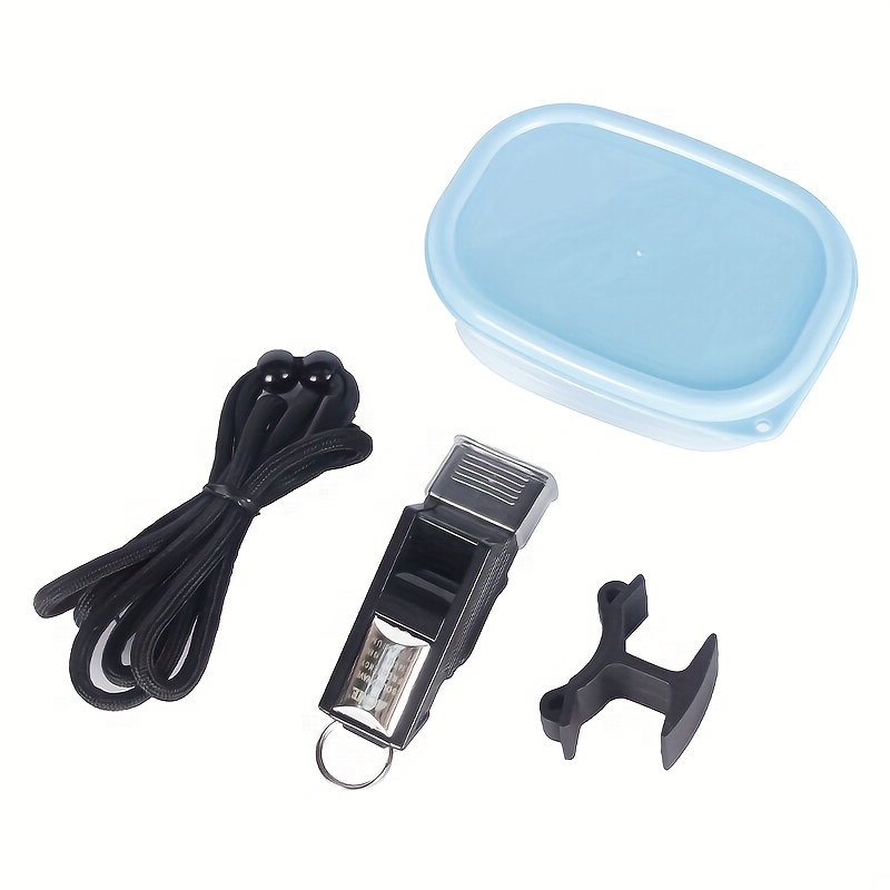 TEMU Set Of Referee Whistles, Ideal For Outdoor Sports, Featuring A High- Sound, Perfect For Basketball And Football Matches, With A Loud Volume