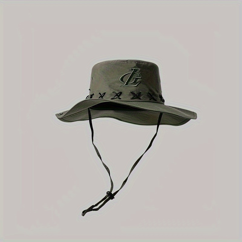 Men's Sun Hat, Waterproof Wide Brim Bucket Hat Uv Protection Bunny Hat For  Fishing Hiking Garden Beach (army Green)
