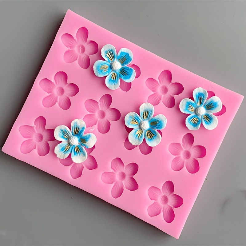 

Cherry Blossom & Peach Silicone Mold For Diy Aromatherapy , Flower Diffuser Stones & Clay Crafts - Irregular Shape