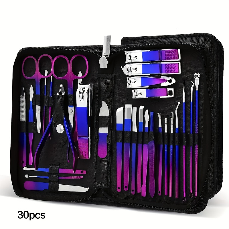 

Stainless Steel Nail Clippers Set Manicure Tools Package Care Set