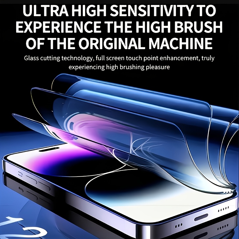 3-Pack 9D Ultra HD Tempered Glass Full Coverage Screen Protector for iPhone