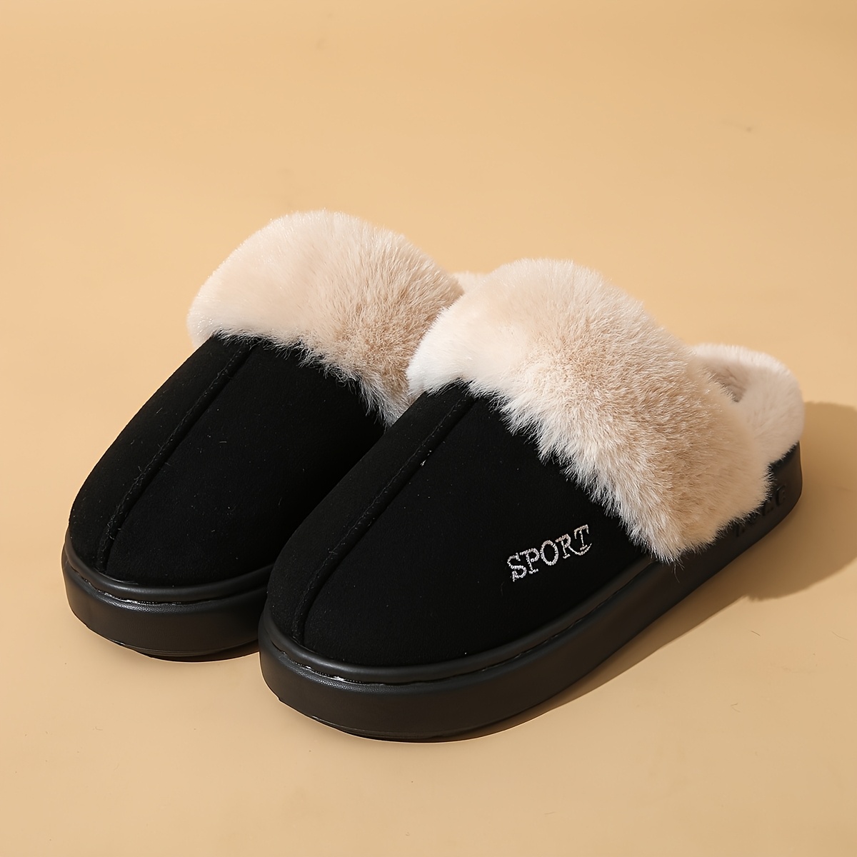 TEMU Women's Slippers Warm Soft Lightweight Memory Foam Outdoor Winter Casual Comfortable Shoes Home Shoes