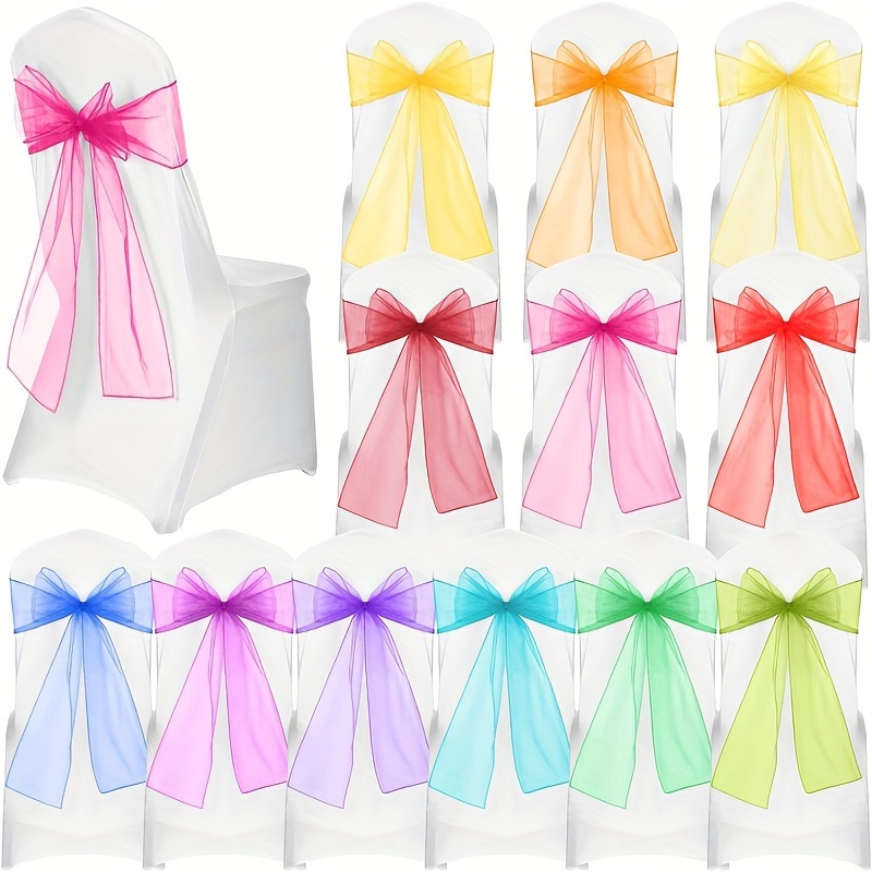 

[top-] 10pcs Sashes Bows - For Weddings, Parties, Receptions & Ceremonies