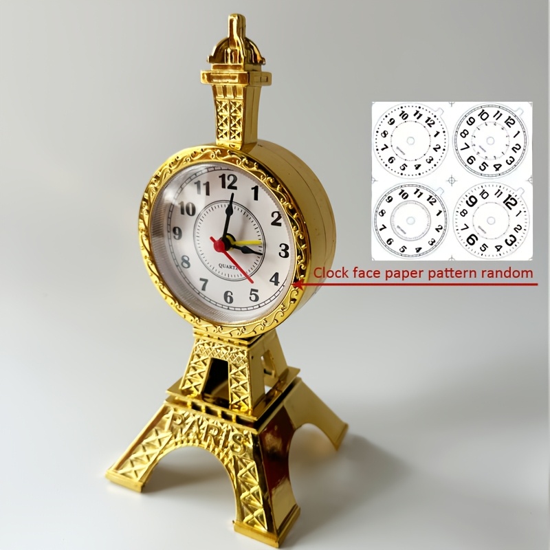 TEMU Creative Alarm Clock, Small Student Alarm Clock, Study Ornament, Bedside Bedroom Small Clock, Alarm Clock, Desktop Ornament, Holiday Gift,